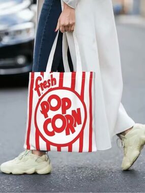 Fresh Popcorn Canvas Tote